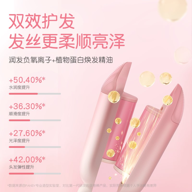 FANSY飞美丝蛋卷棒蛋卷头卷发棒持久定型不伤发蛋蛋卷36mm大卷A6
