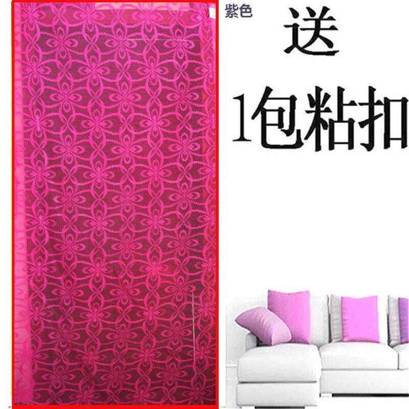 夏季防蚊门帘免打孔加厚加密一体门帘家用无磁性简易软纱防蝇门帘