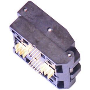 精选QFP64/LQFP64/TQFP64 烧录座 QFP64测试座 IC座子 编程座 老