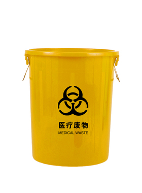 精选智伦加厚医疗废物垃圾桶黄色诊所用损伤性圆形大号分类中号超