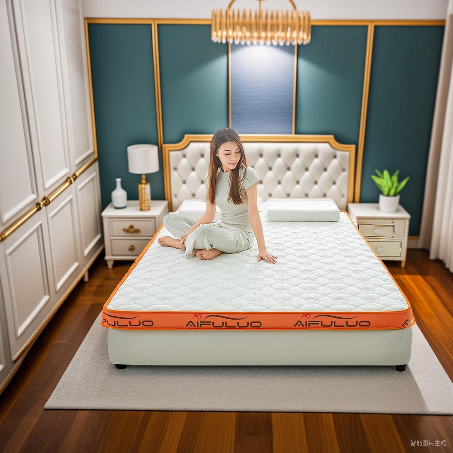 乳胶记忆海绵床垫家用卧室软垫榻榻米宿舍学生单人双人出租房专业