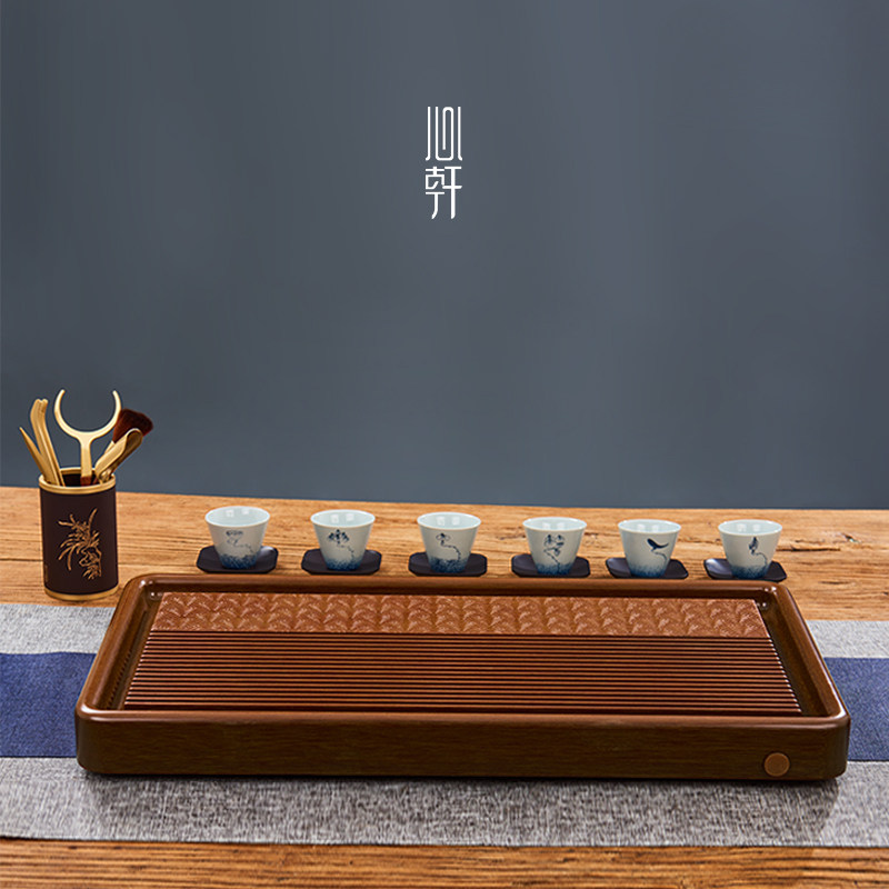 电木茶盘德国家用套装现代简约功夫茶具台湾电胶木大小型茶台茶海