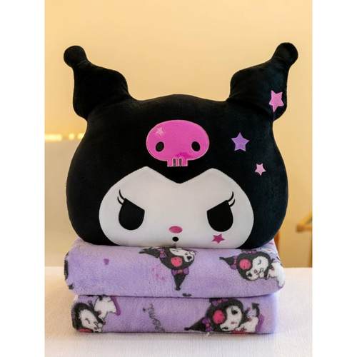 库洛米抱枕被子两用办公室午睡四季枕头汽车床上靠枕靠垫二合一