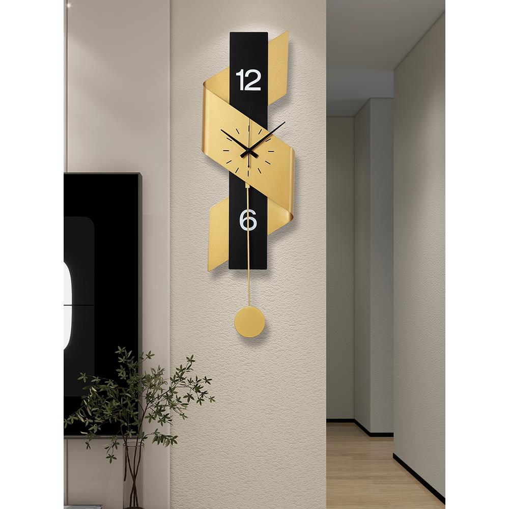 客厅挂钟现代简约大气家用时尚石英钟餐厅个性创意立体免打孔钟表