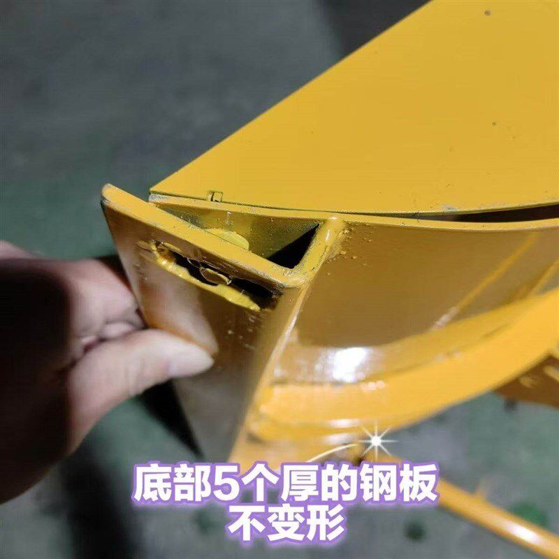 高矮可调新款加厚三轮车推雪铲推粮食推粪(注:需要自己焊接)