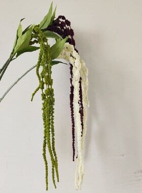 精选仿真花 长尾苋 柔丽丝 绿色吊米 家居装饰摆件陈设软装花艺情