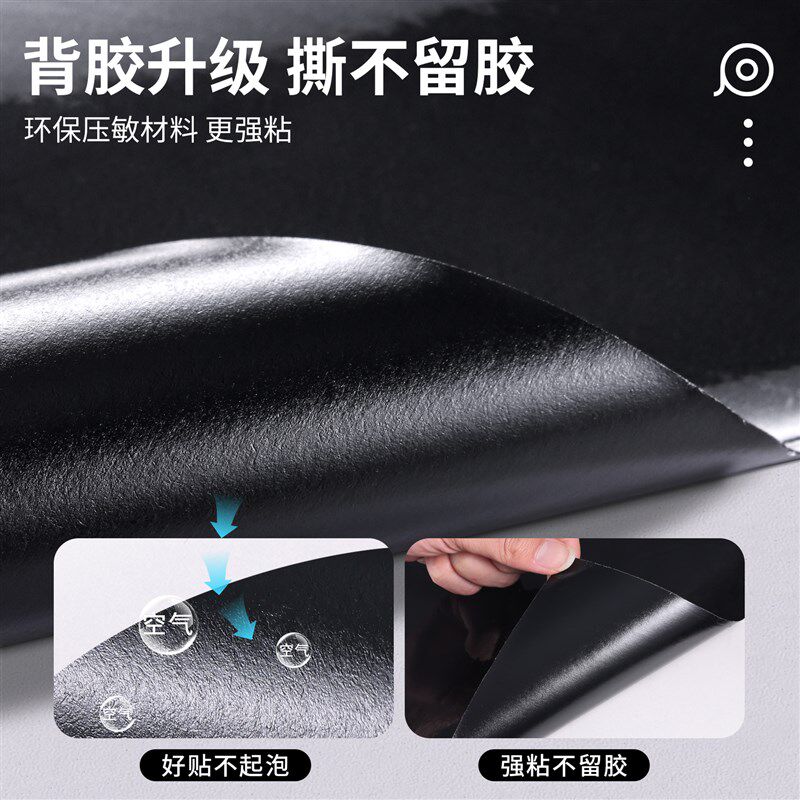 洗碗机黑色镜面贴纸洗碗盘柜消毒柜厨房柜门整体橱柜子家俱翻新改