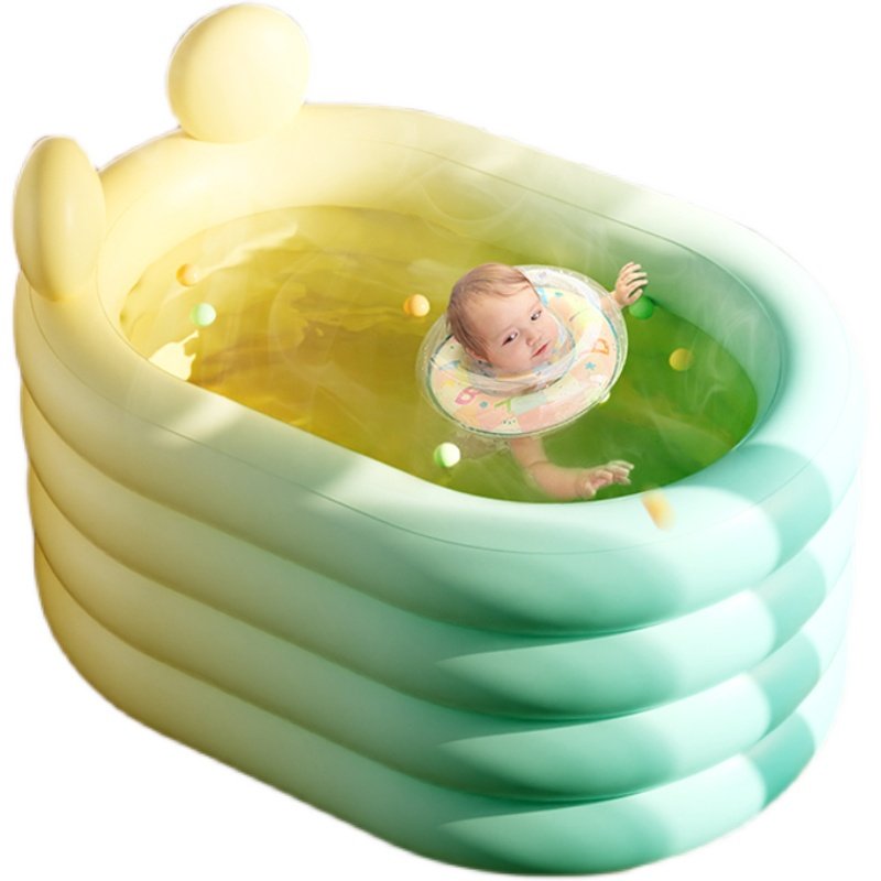 精选婴儿充气游泳池家用宝宝小孩游泳桶可折叠新生儿恒温洗澡水池,玩具/童车/益智/积木/模型,游泳池/游泳桶,淘宝优惠券,粉丝福利购,淘宝优惠卷
