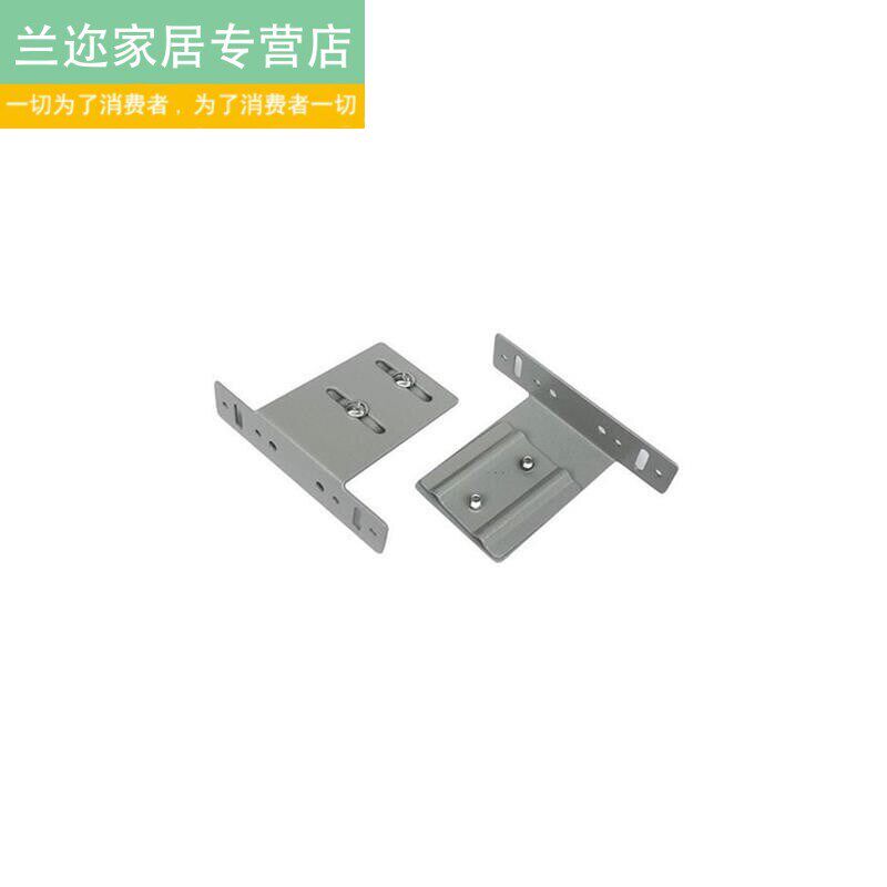 圆钢拉篮抽屉式柜门门板连接件轨道配件橱柜卡扣夹管支架