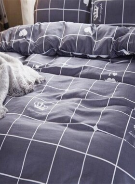 被套单件加棉单独1米5被罩160x210cm全棉单180x200学生宿舍被子