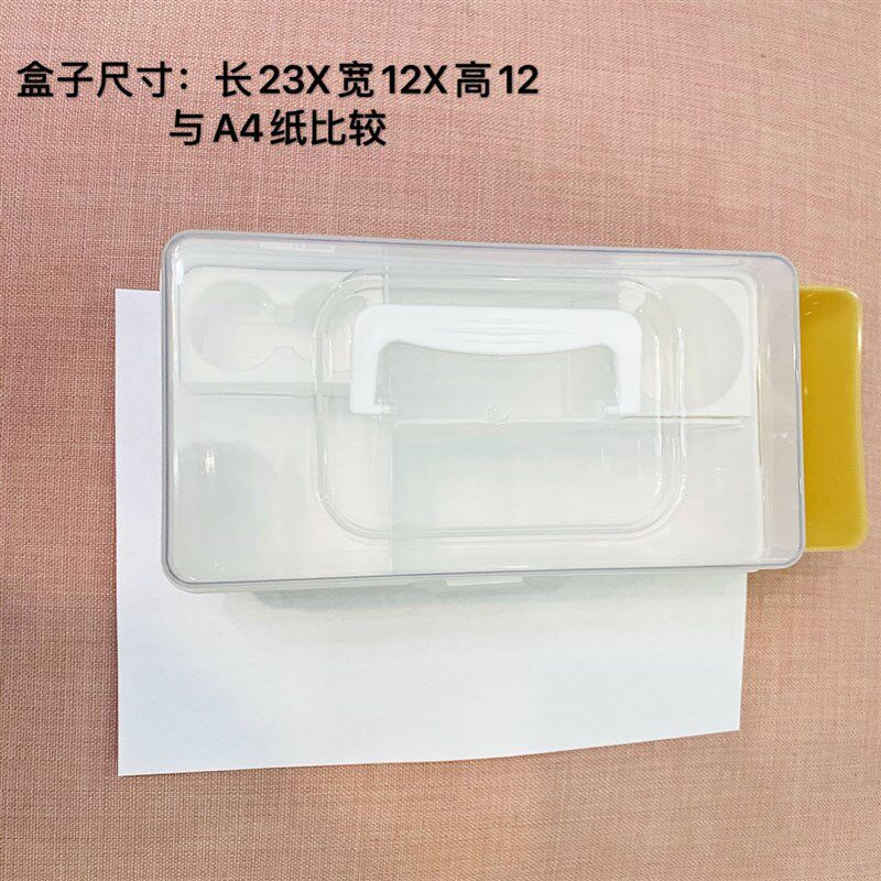 医院血糖测试仪试纸条护理管理盒收纳盒便携家用分装药品小号盒子