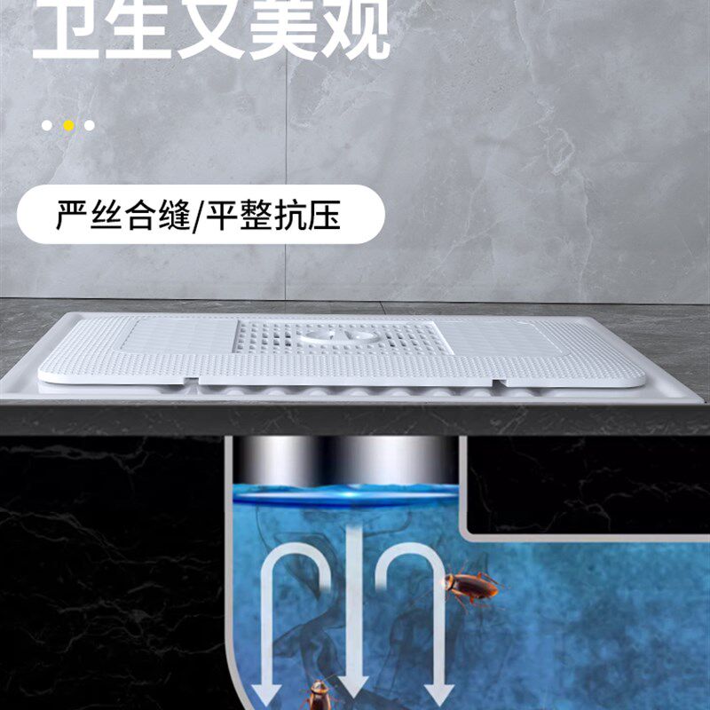 卫生间蹲便器盖板厕所蹲坑挡板洗澡防滑老式便池防头发防臭堵臭器