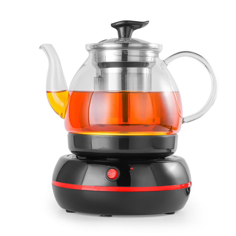 康善礼黑茶玻璃煮茶n壶耐热加厚电热办公室烧水养生侧把煮茶器家