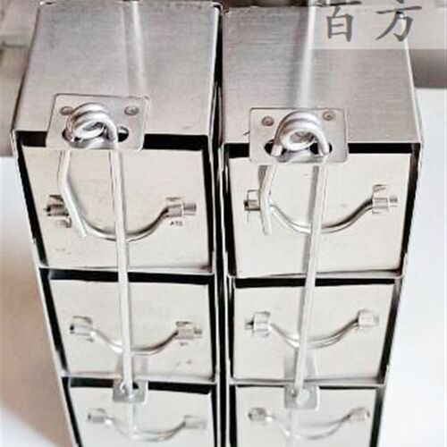 液氮罐提篮c冻存架不锈钢抽屉方形吊架9格80 90口径专用层高可定