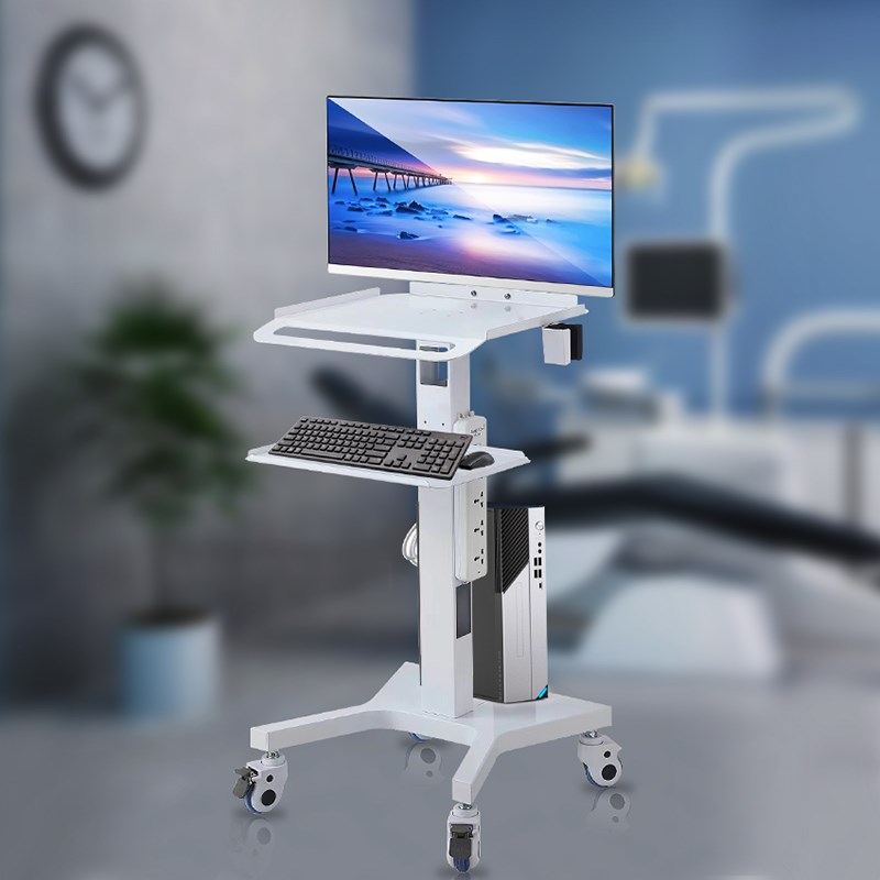 口扫移动小推车牙科诊所口腔口扫仪支架医K疗推车底座医用电脑台