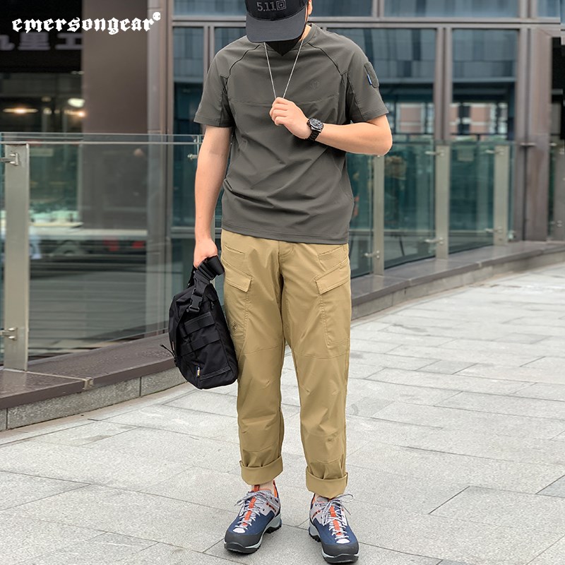 爱默生羚羊d战术长裤男春夏骑行裤户外徒步通勤工装裤速干透气耐