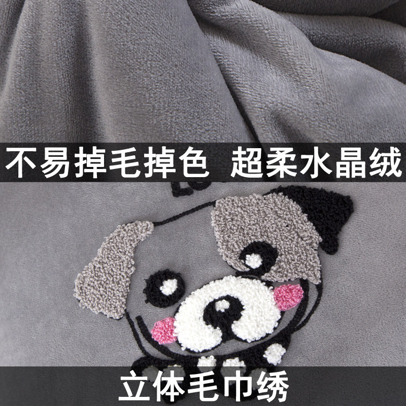 多功能抱枕被子两用靠枕头空调被珊瑚绒毯汽车上车载W个性可爱四