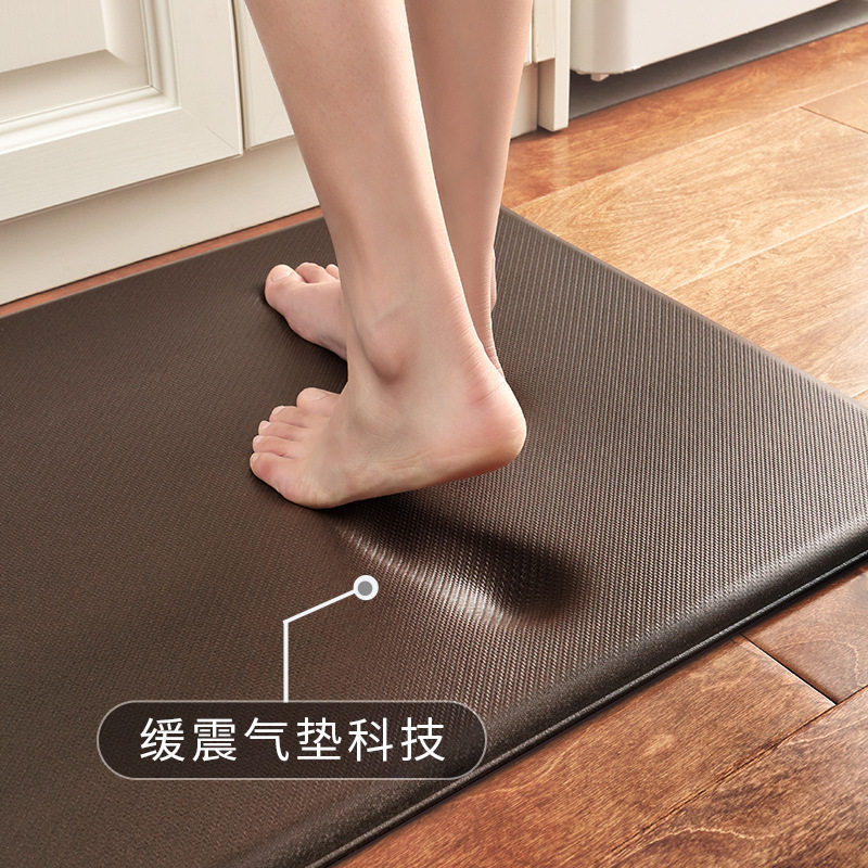 速发Thieed kitche PU lr o-ip mat log cpet mat