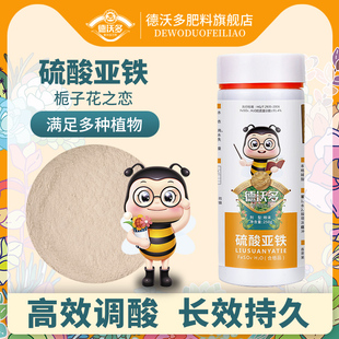 速发硫酸内铁肥酸性防肥黄月季栀子花叶室亚盆栽通用型肥料叶面肥