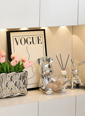 速发创奢高档家居玄关收纳装饰柜客厅电视品餐柜轻意工艺品摆饰