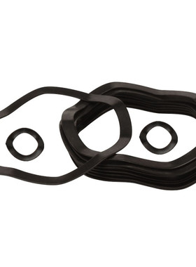 速发三波峰垫圈锰钢多波形簧片波浪形M圈轴承弹垫垫片黑色垫-M200