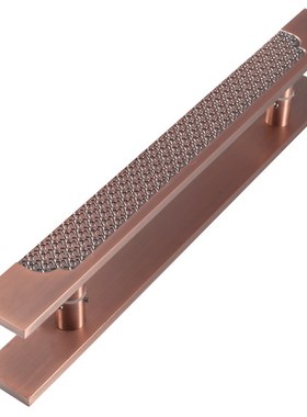 速发雕华新中式玻璃门拉手仿商豪刻o铜门古铺包厢门把手黑色可log