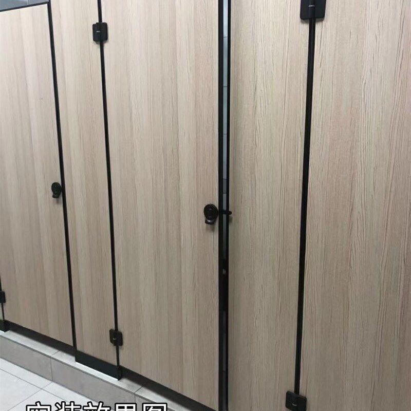 速发卫生间隔断门页黑色04不锈钢合页公共厕所五金铰炼配件不分左