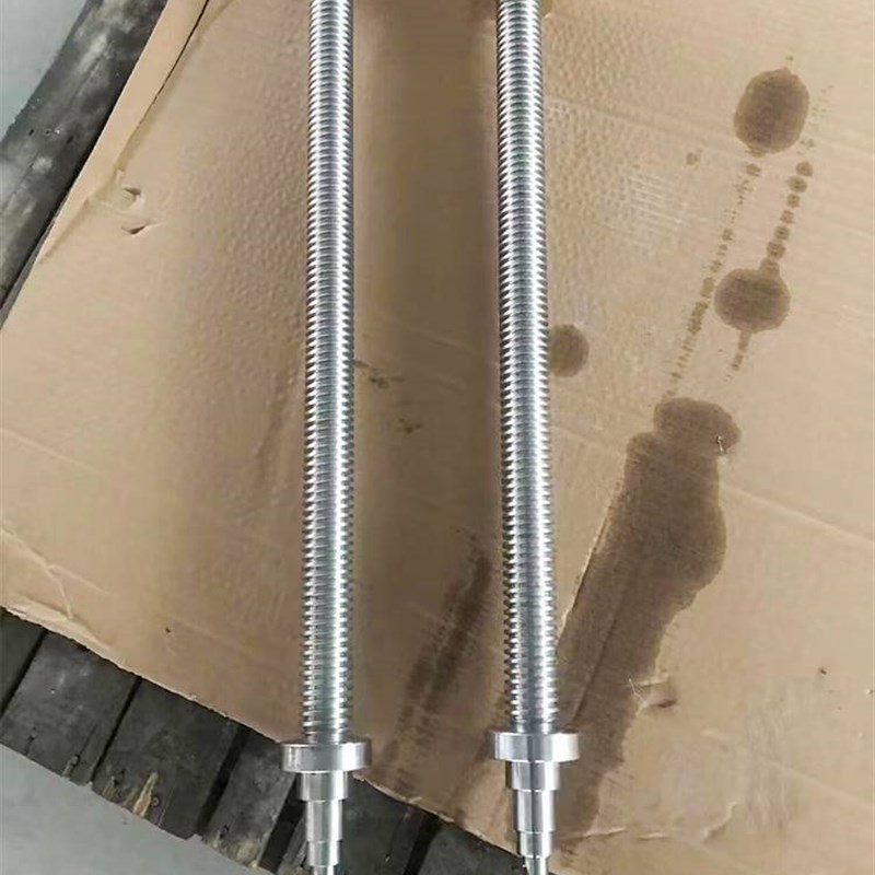 速发母形丝杆螺梯套导多头大装程螺杆矩形粗牙04不锈钢T型丝杠