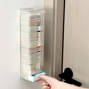 速发纸手帕收纳盒挂壁式学生宿舍好物面巾纸收纳免打孔小包纸巾置
