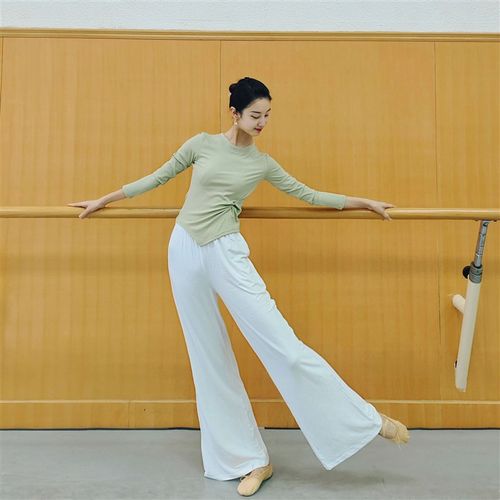 速发舞阔腿裤筒体裤宽松莫代尔舞典练功裤中国舞直形裤瑜伽古蹈裤