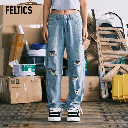 FELTICS牛仔裤女2024新