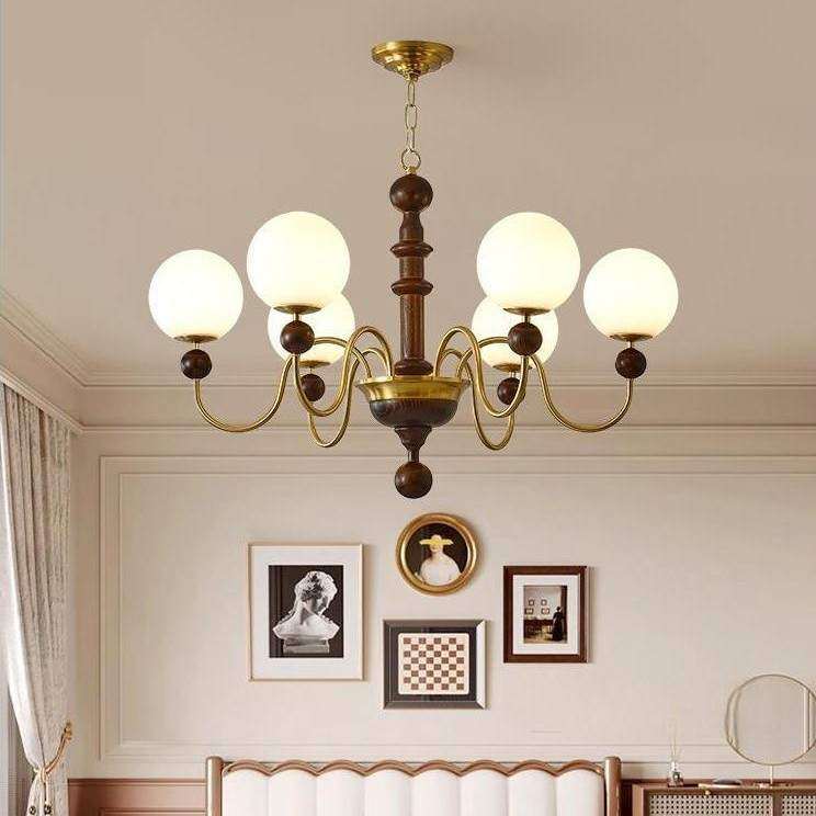 法式中古风客厅主灯大气胡桃木色餐厅灯美式复古卧室护眼魔豆吊灯,纺织面料/辅料/配套,纺织机械配件,淘宝优惠券,粉丝福利购,淘宝优惠卷