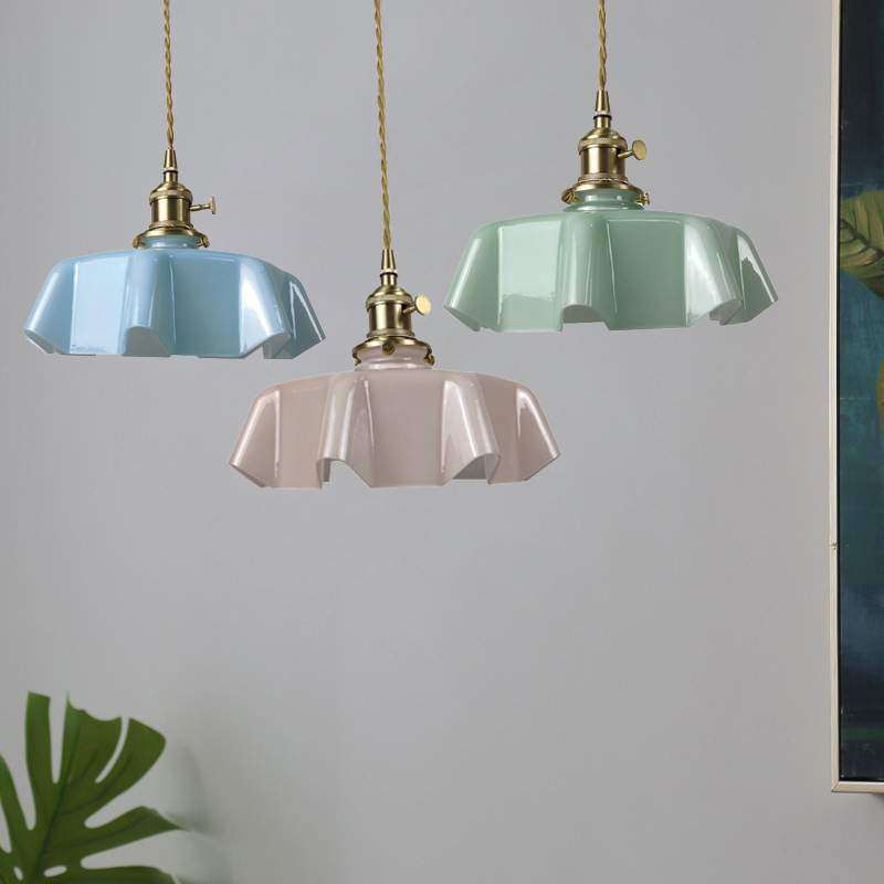 法式复古奶油玻璃吊灯创意餐厅吧台咖啡厅灯客厅卧室床头花瓣灯具,纺织面料/辅料/配套,纺织机械配件,淘宝优惠券,粉丝福利购,淘宝优惠卷