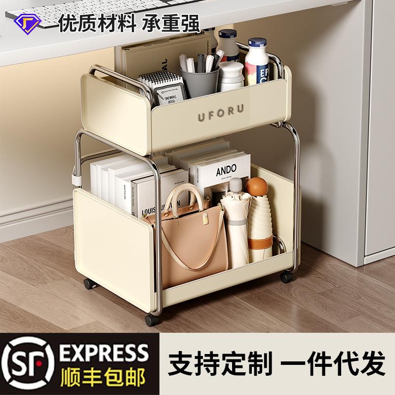 开学季书包置物架铁架家用收纳架学生宿舍多功能大容量收纳小推车