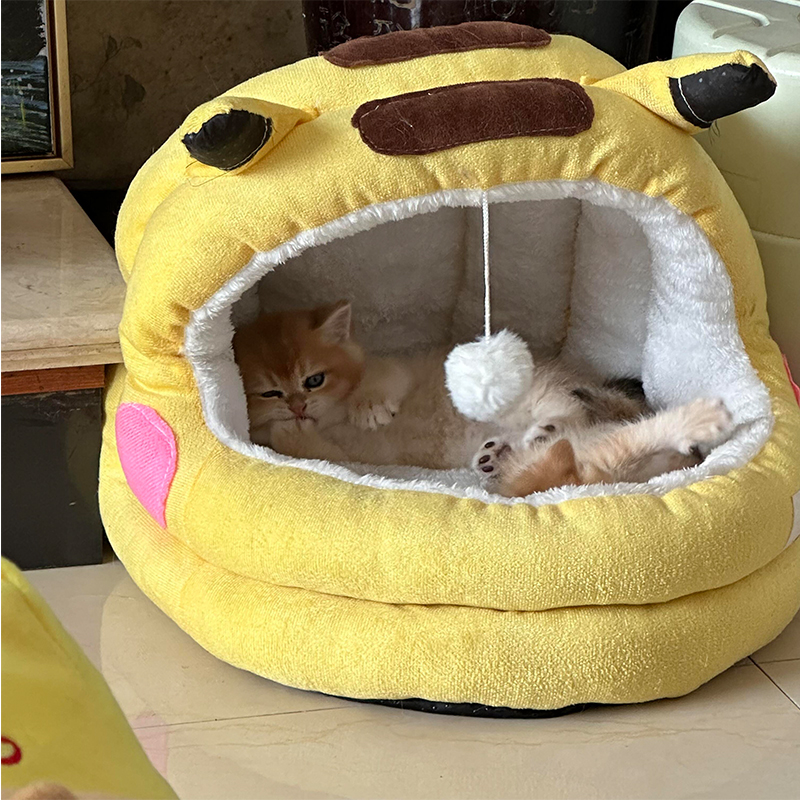 猫窝冬天保暖半封闭式安全感房子