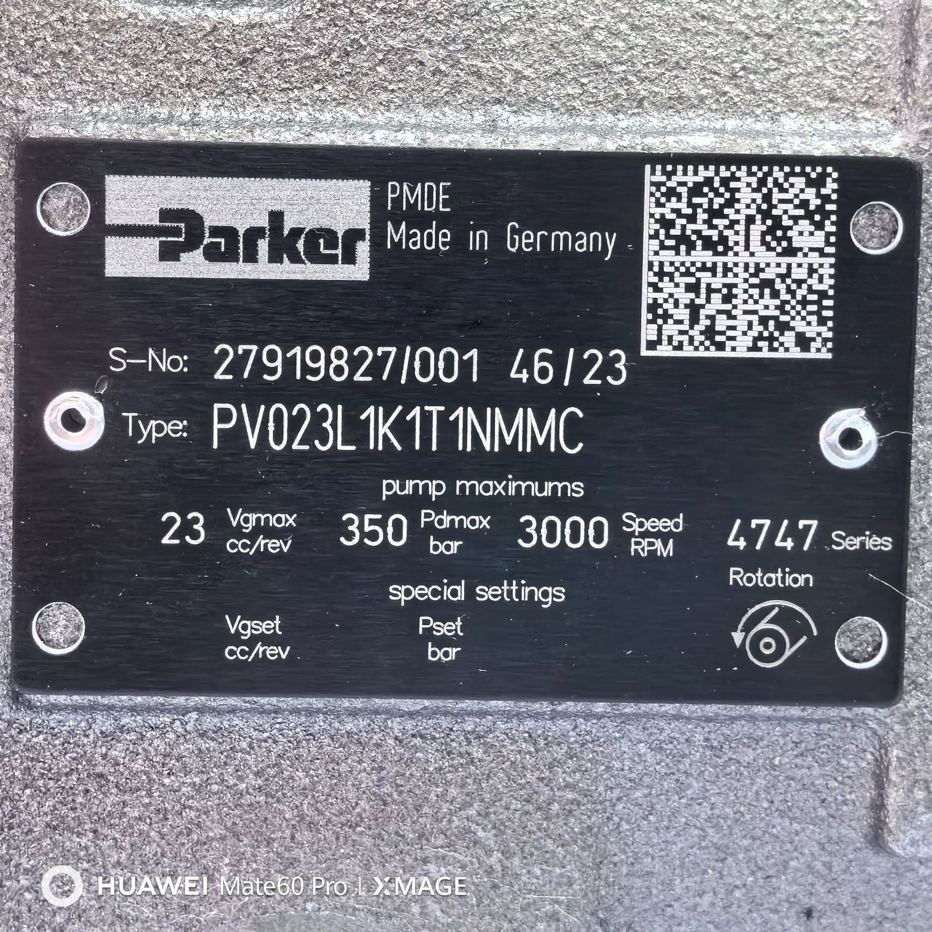PV023L1K1T1NMMC # Parker//派克，液压泵，齿轮泵，叶片泵