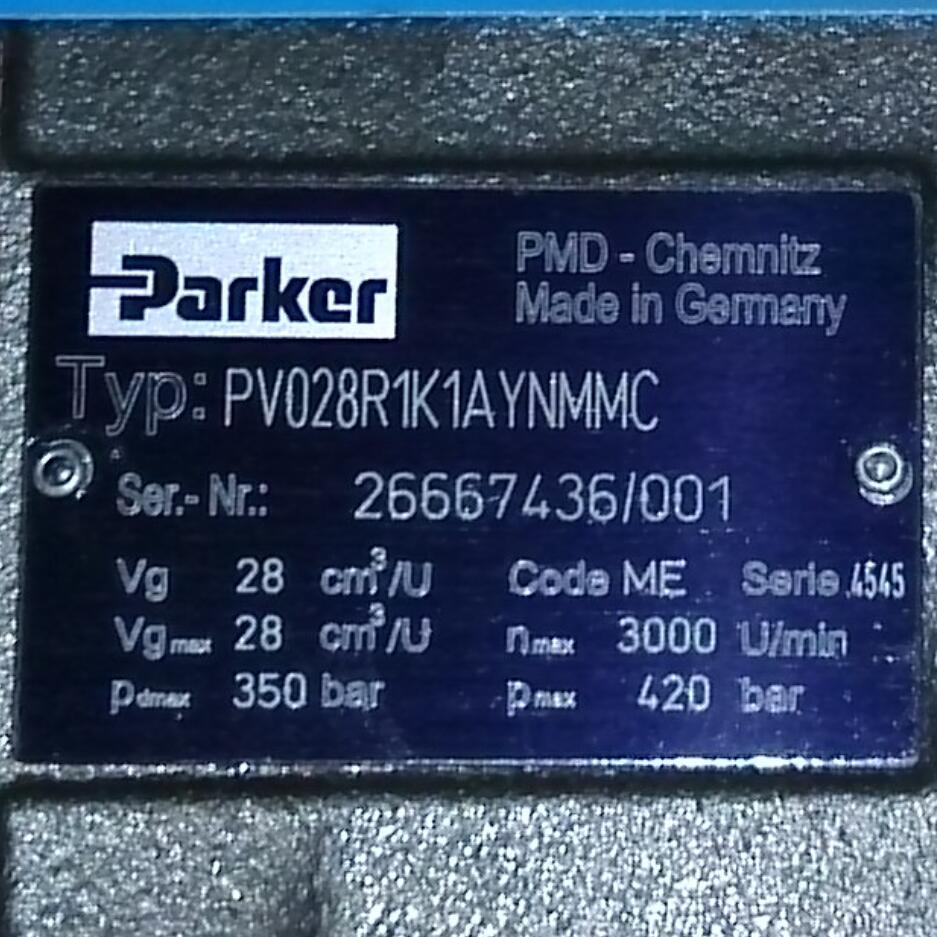 PV028R1K1AYNMMC # Parker//派克，液压泵，齿轮泵，叶片泵