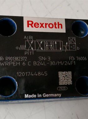 R901382372  4WRPEH6CB24L-30/M/24F1 # Rexroth//力士乐