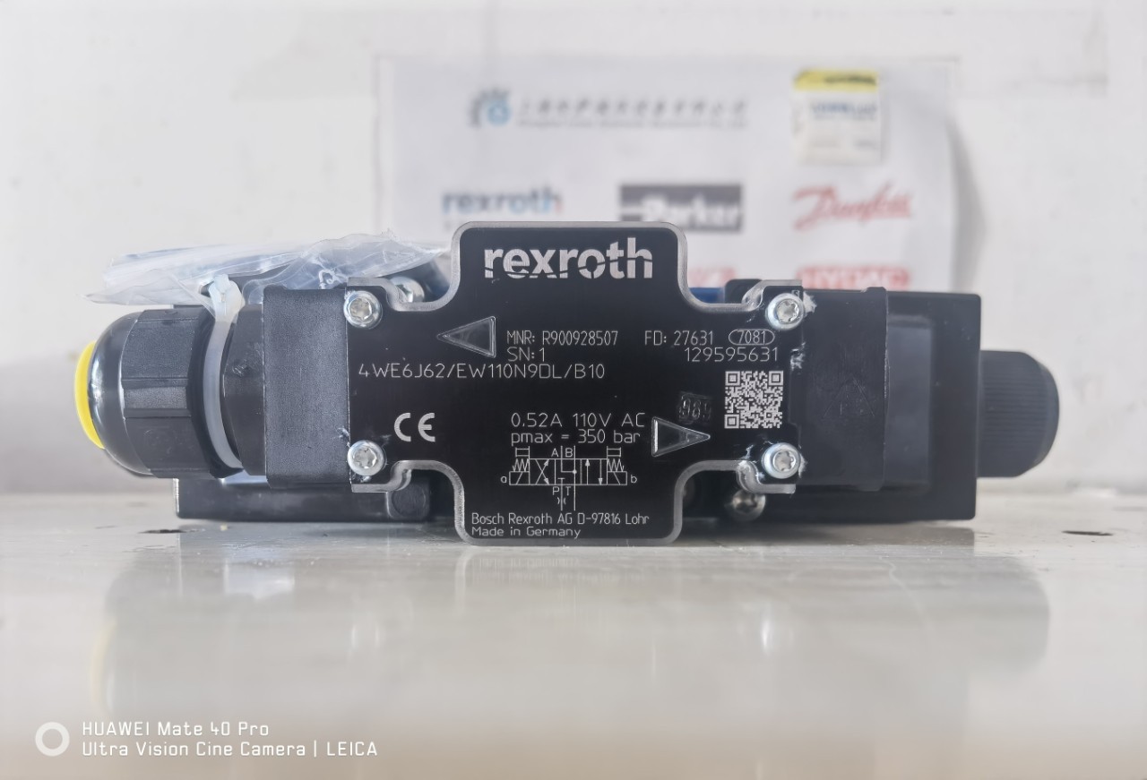 R900928507  4WE6J6X/EW110N9DL/B10  Rexroth换向滑阀，电磁阀
