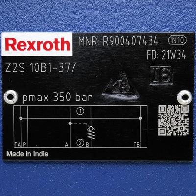 R900407434  Z2S10B1-37/ # Rexroth//力士乐