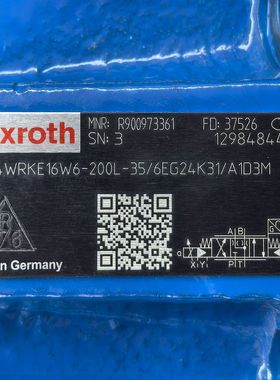 R900973361 4WRKE16W6-200L-35/6EG24K31/A1D3M # Rexrot h比例阀
