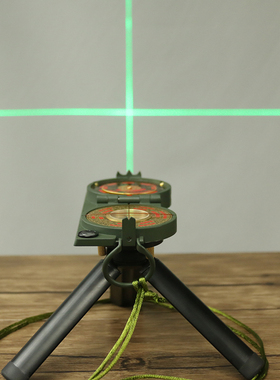 极速红外线激光寻龙罗盘高精度专业初学者随身携带袖珍迷你二寸指