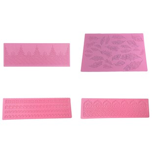 翻糖硅胶蛋糕模具蕾丝垫DIY烘焙用具巧克力婚礼蛋糕装饰围边
