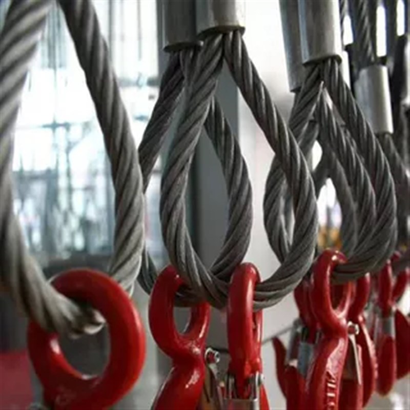 河北巨力牌压制索具单腿WSSH双腿yWSDH四腿WSFH压制成套钢丝绳索