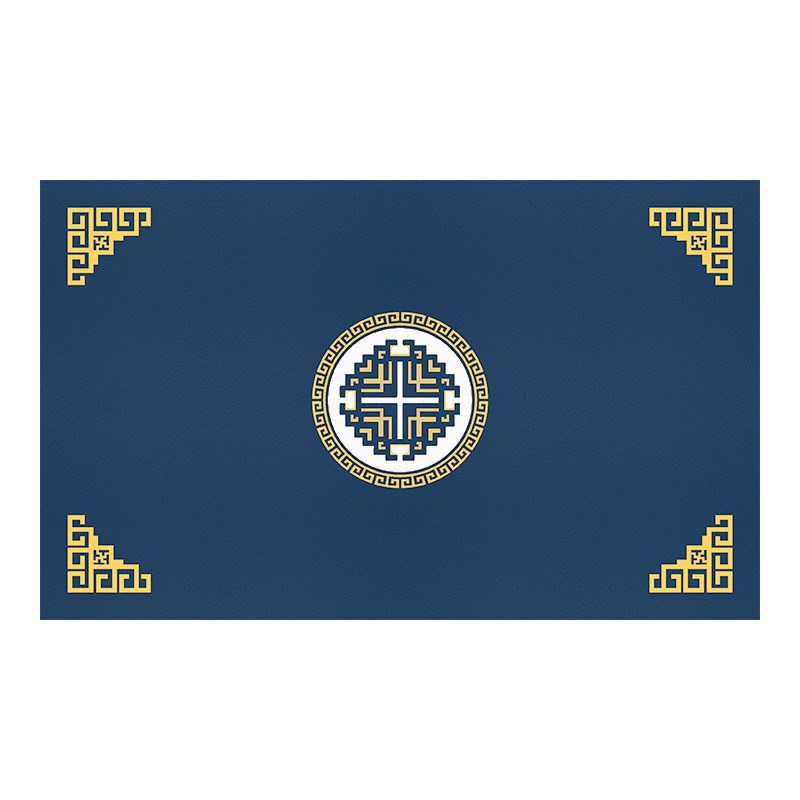 新中式桌垫防水防油免洗防烫茶y几台布电视柜书桌长方形可定制圆