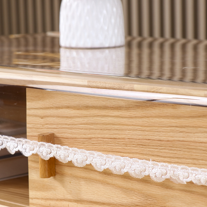 pvc胶垫透明烤火罩防水防油长方形麻将餐桌布电炉罩套电暖桌皮套