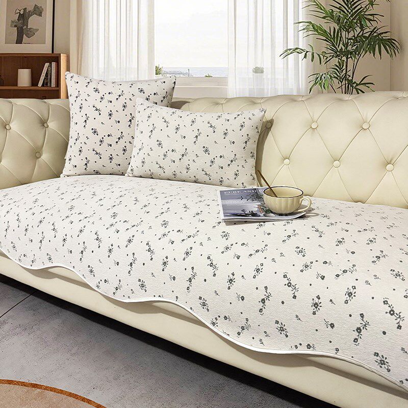 沙发垫四季通用2025新款v轻奢高级感防滑现代简约田园直排盖布定