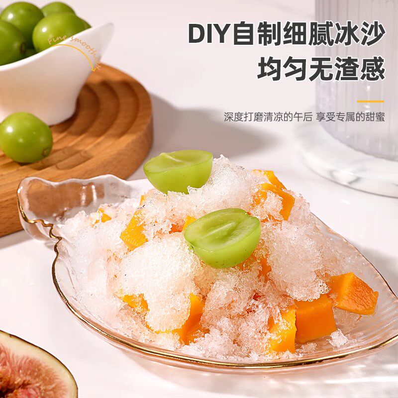 手动刨冰机儿童小型绵绵冰机器冰沙机碎冰机手摇雹冰机摆摊沙冰机