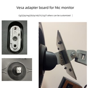 机械臂壁挂式Vesa适配器板,适用于Hkc Cg322Q Mg32K2Q Nb27C2 G27