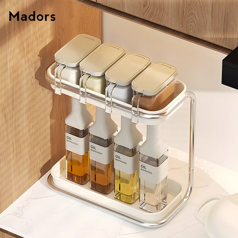 厨房调料架置物架油盐酱醋收纳架多功I能台面调味品家用收纳架子